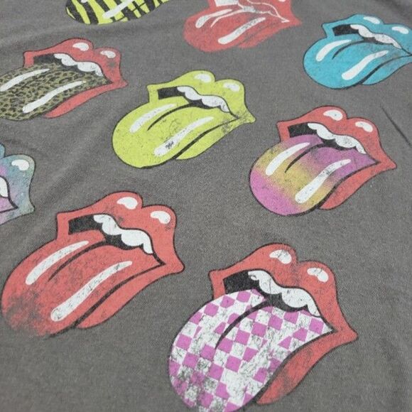 The Rolling Stones Shirt Size XXL By Bravado Band Tee Graphic Print T-Shirt Gray - Picture 4 of 6